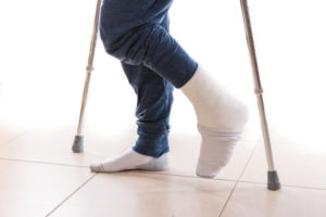 ankle injury at work claim